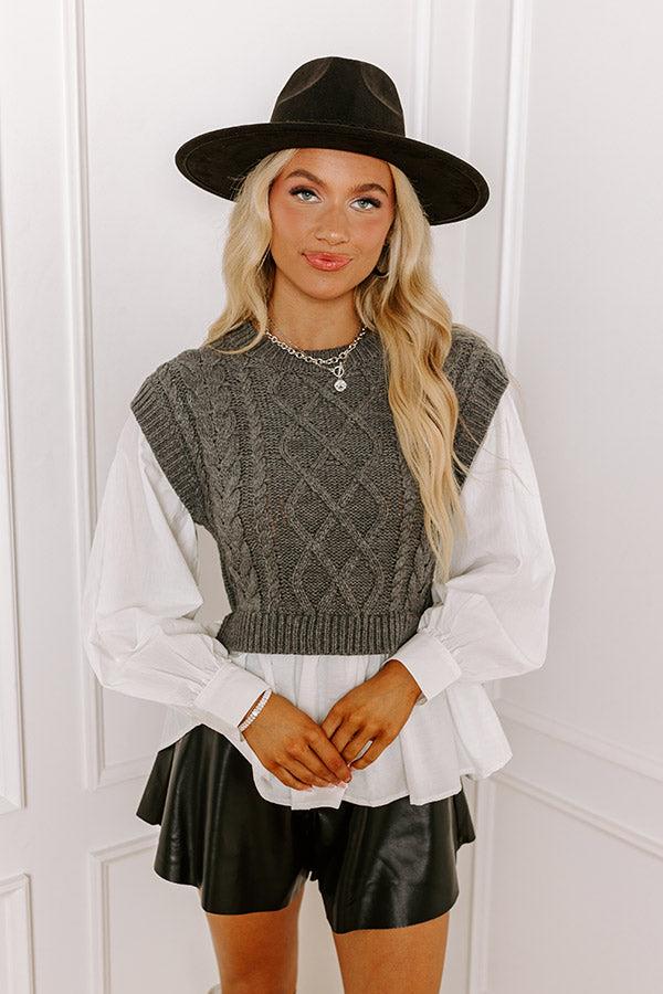 Impressions Cozy To The Touch Sweater Top