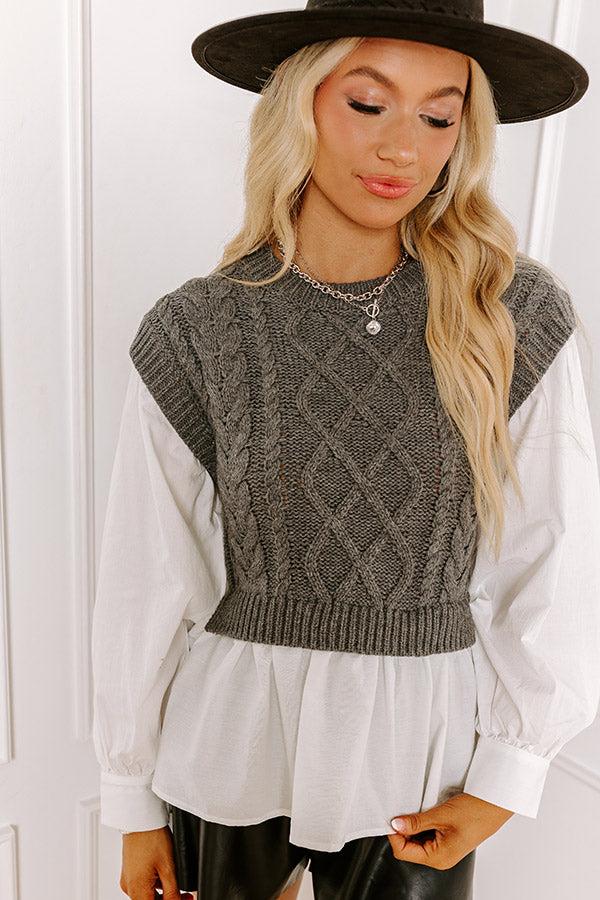 Impressions Cozy To The Touch Sweater Top