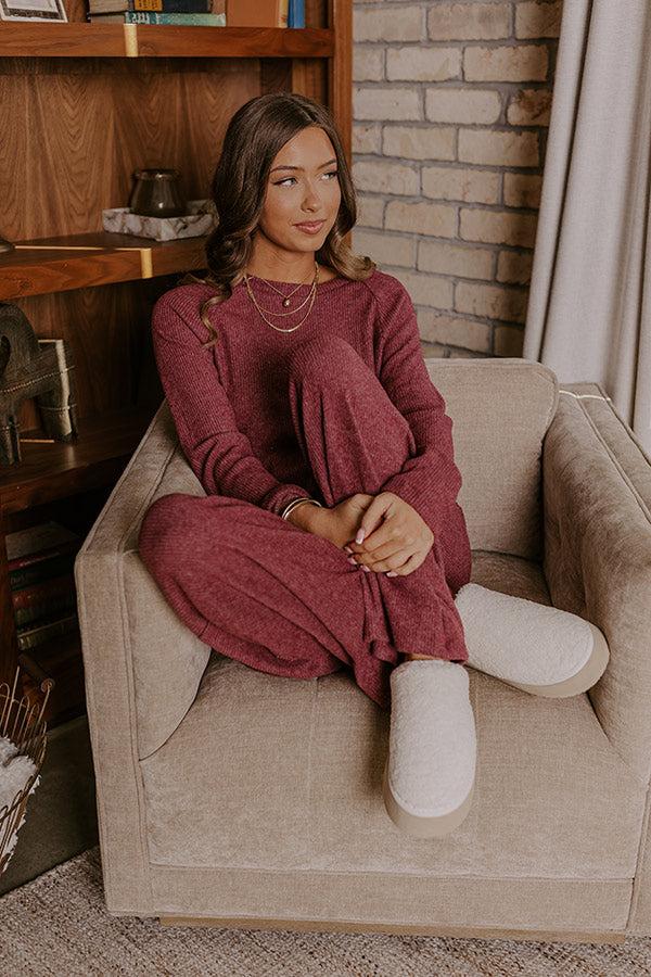 Impressions Cozy Vibes Ribbed Top