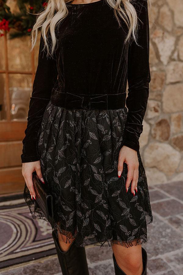 Impressions Cranberry Spritzer Velvet Mini Dress