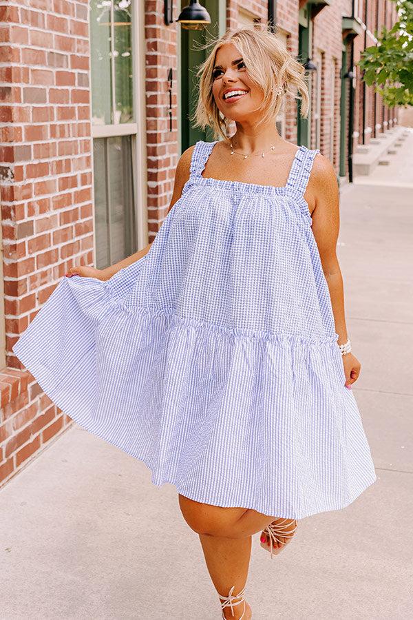 Impressions Craving Summer Gingham Dress Curves
