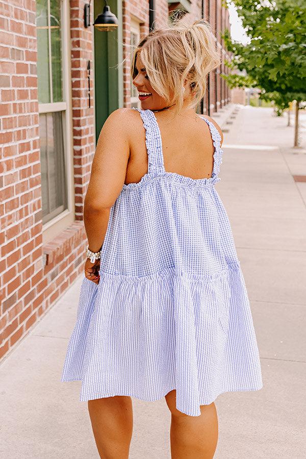Impressions Craving Summer Gingham Dress Curves