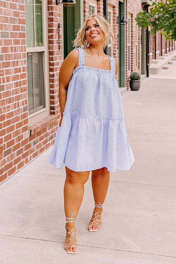 Impressions Craving Summer Gingham Dress Curves