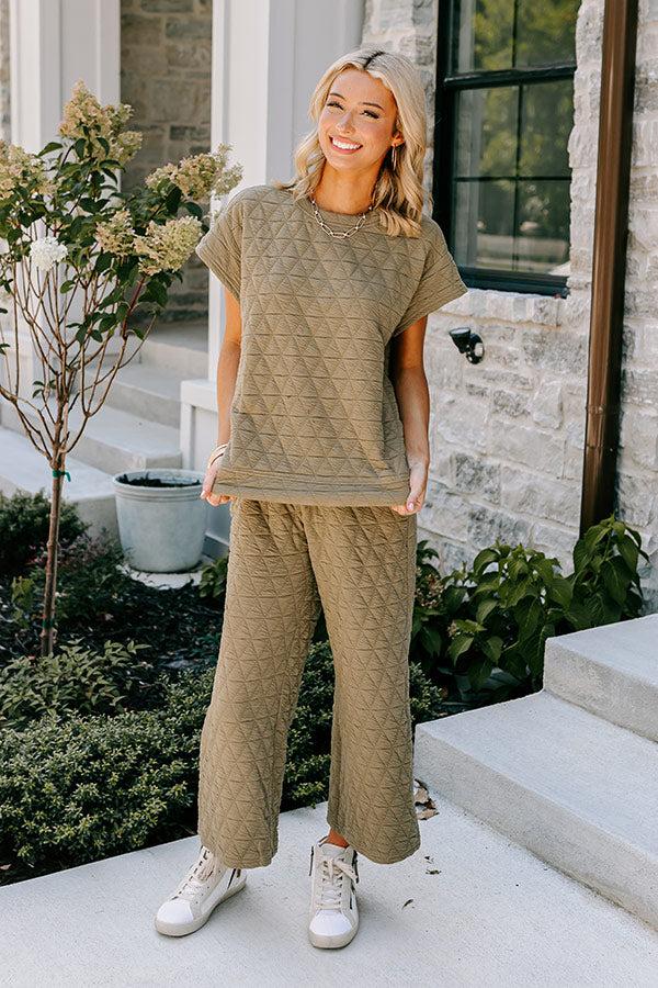 Impressions Creekside Cabin Shift Top In Sage