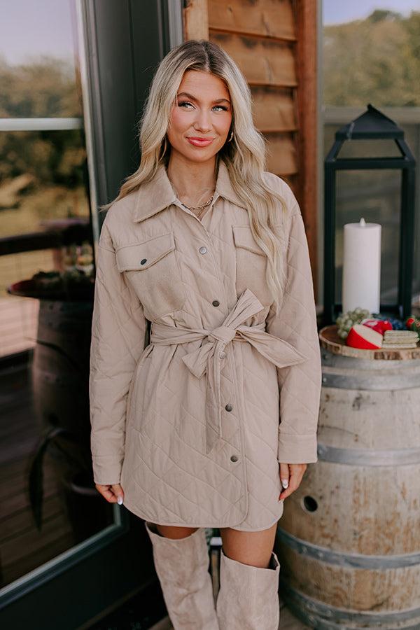 Impressions Crisp Breeze Quilted Coat