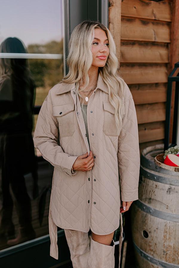 Impressions Crisp Breeze Quilted Coat