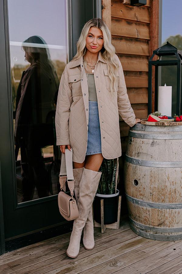 Impressions Crisp Breeze Quilted Coat