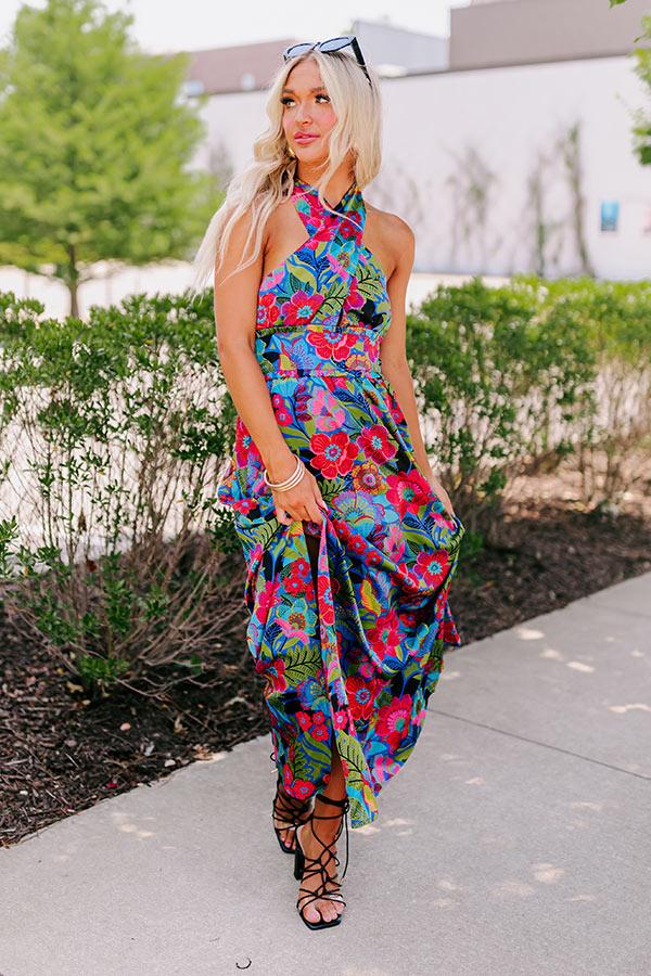 Impressions Crushing In The Keys Satin Maxi