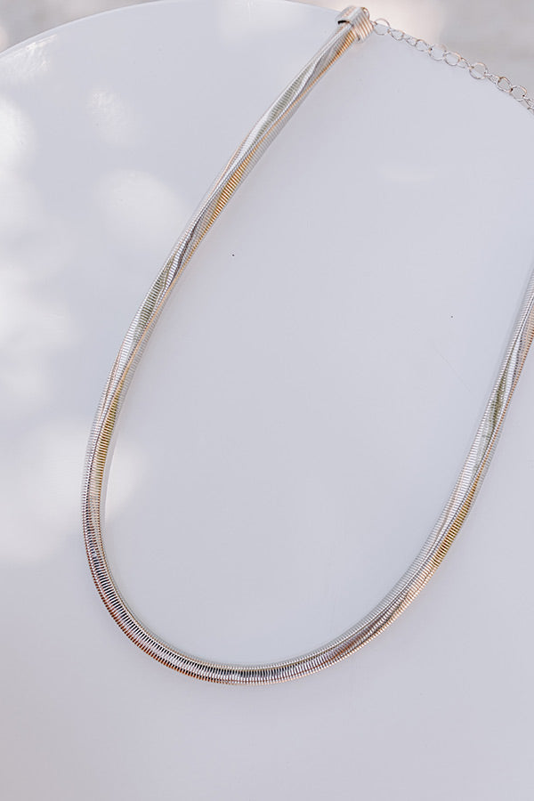 Impressions Cue The Chic Necklace in Silver