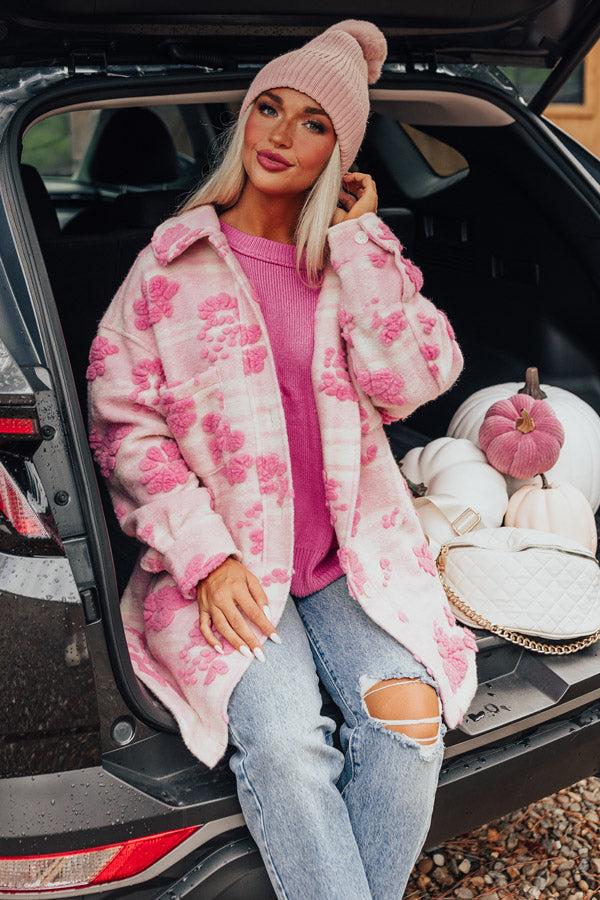Impressions Cup Of Cozy Floral Jacket