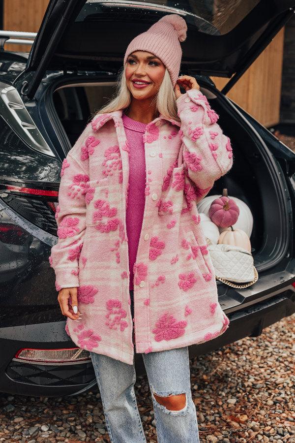 Impressions Cup Of Cozy Floral Jacket