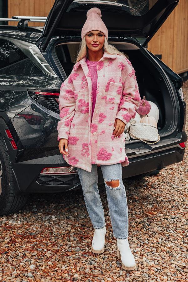 Impressions Cup Of Cozy Floral Jacket