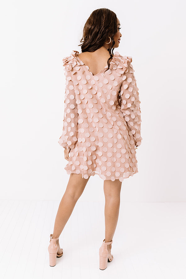 Impressions Cute Collab Shift Dress In Blush