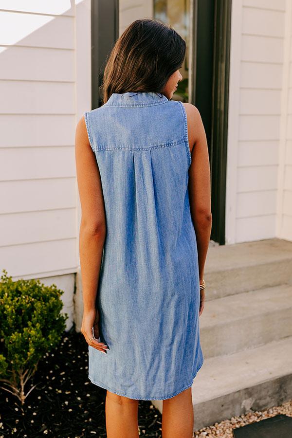 Impressions Cutie On The Coast Chambray Dress