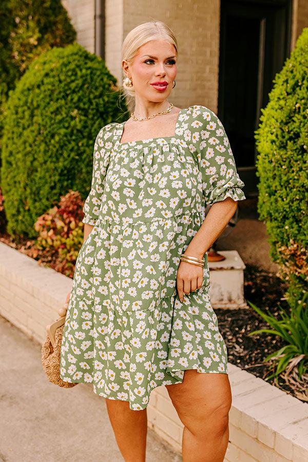 Impressions Daisy Dreaming Shift Dress Curves