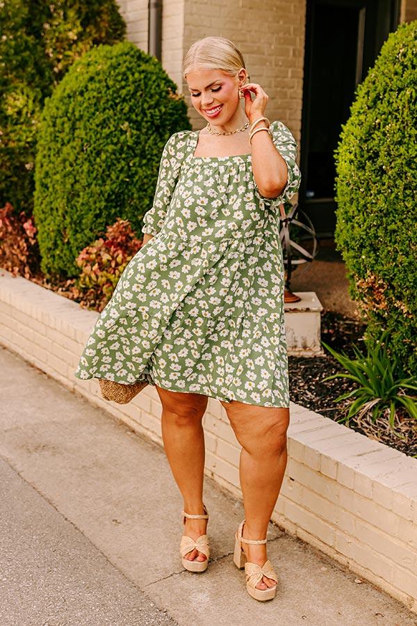 Impressions Daisy Dreaming Shift Dress Curves