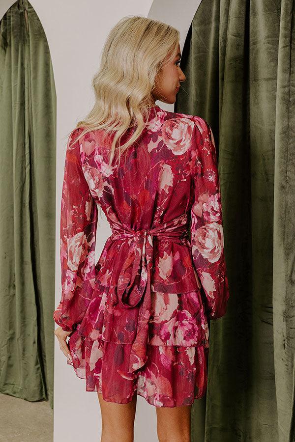 Impressions Date Night Dreaming Floral Mini Dress