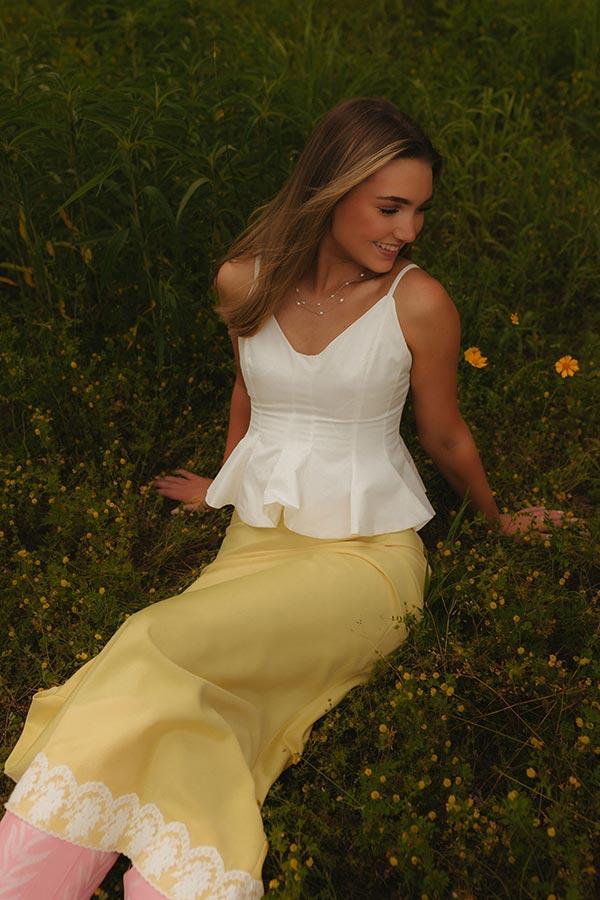 Impressions Date Night Ready Peplum Tank