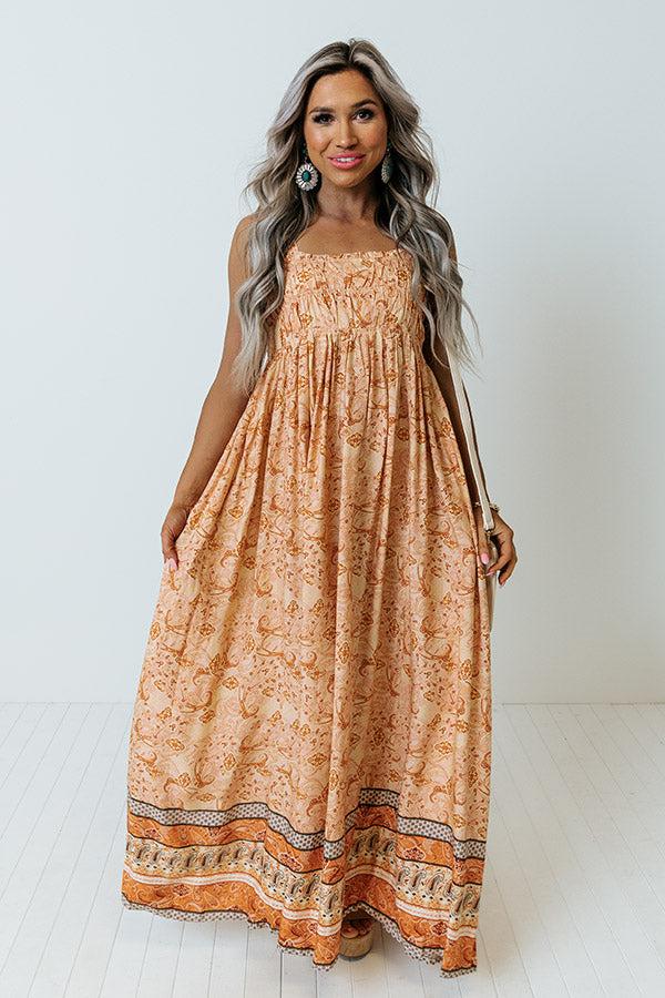 Impressions Desert Blooms Paisley Maxi