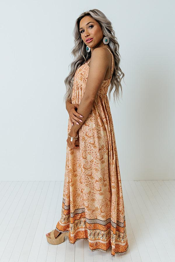 Impressions Desert Blooms Paisley Maxi