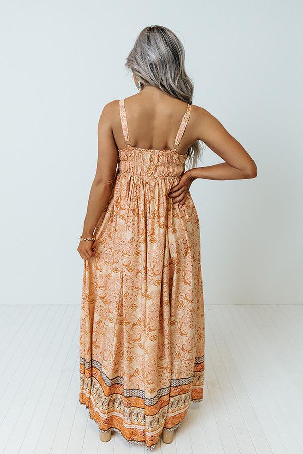 Impressions Desert Blooms Paisley Maxi