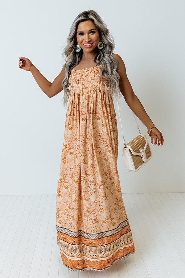 Impressions Desert Blooms Paisley Maxi