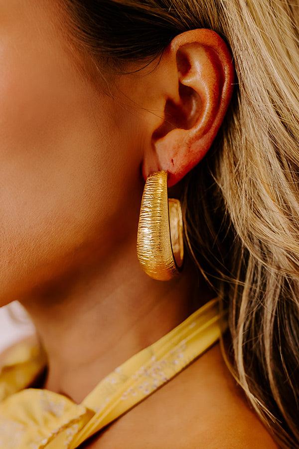 Impressions Desirable Destination Hoop Earrings