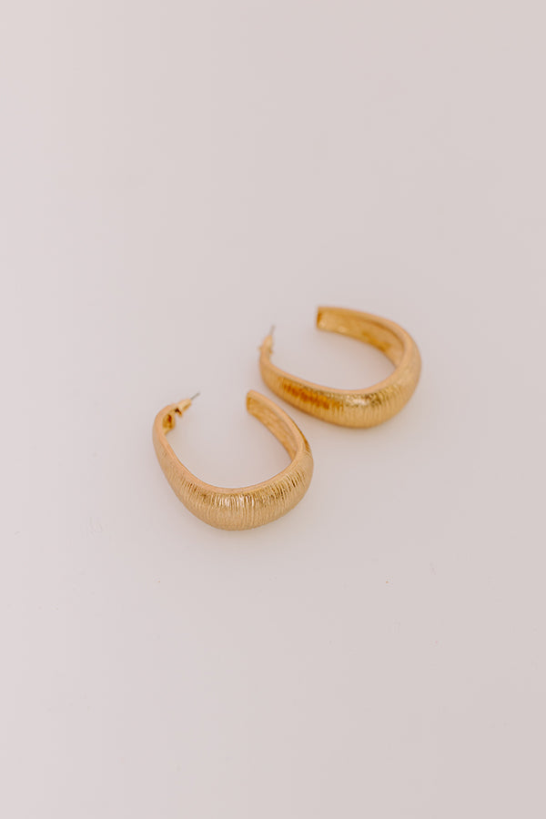 Impressions Desirable Destination Hoop Earrings