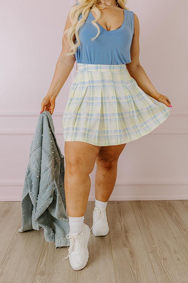 Impressions Divine Delight Plaid Skirt Curves