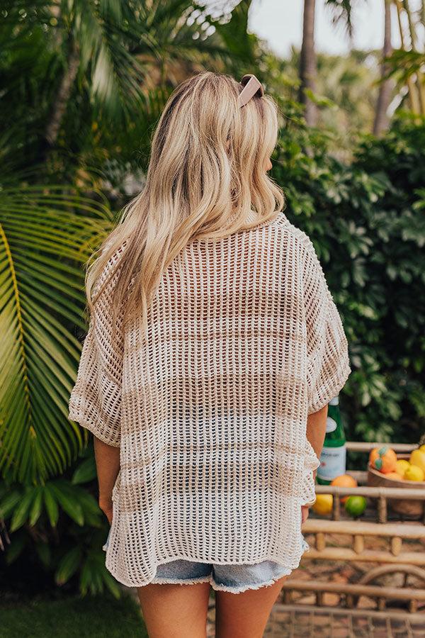 Impressions Down The Beach Knit Top