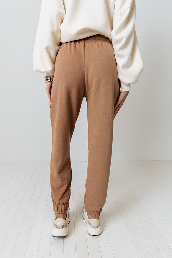 Impressions Down Time Joggers In Brown