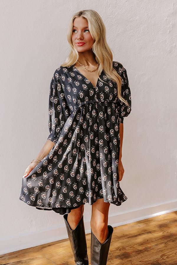 Impressions Downtown Happy Hour Floral Mini Dress
