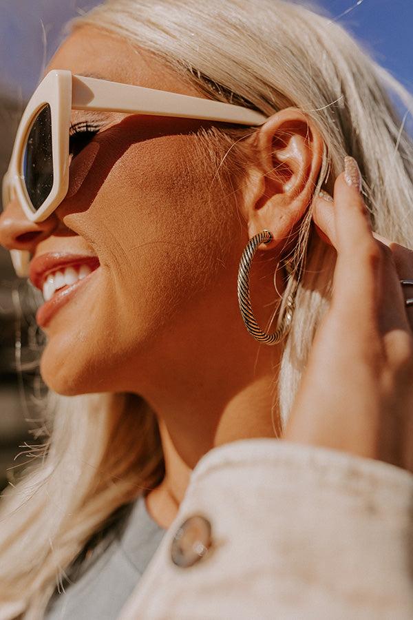 Impressions Downtown Show Hoop Earrings