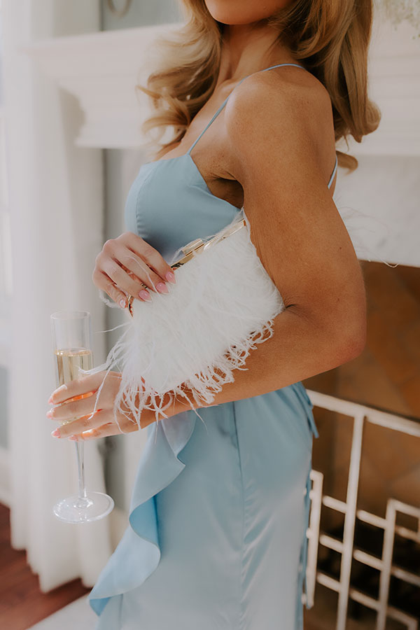 Impressions Dramatic Moment Feather Clutch