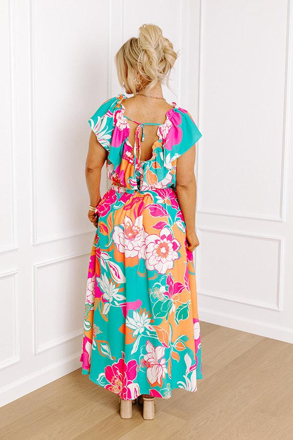 Impressions Dreamy And Darling Floral Midi Curves