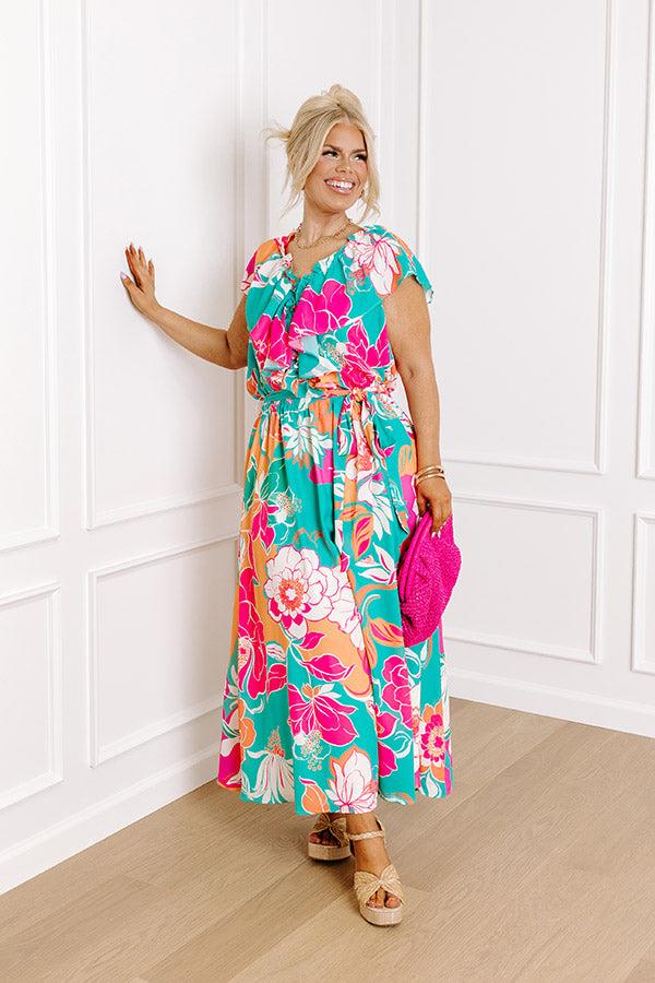 Impressions Dreamy And Darling Floral Midi Curves