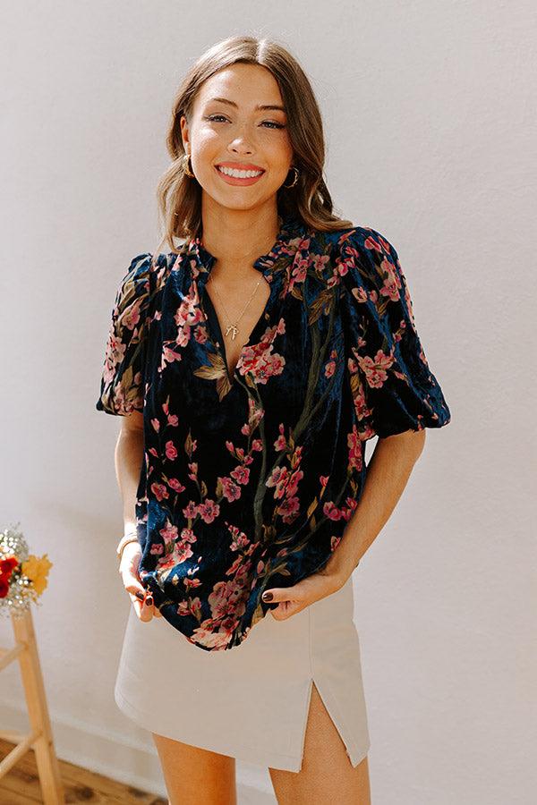 Impressions Dreamy Evenings Velvet Burnout Top