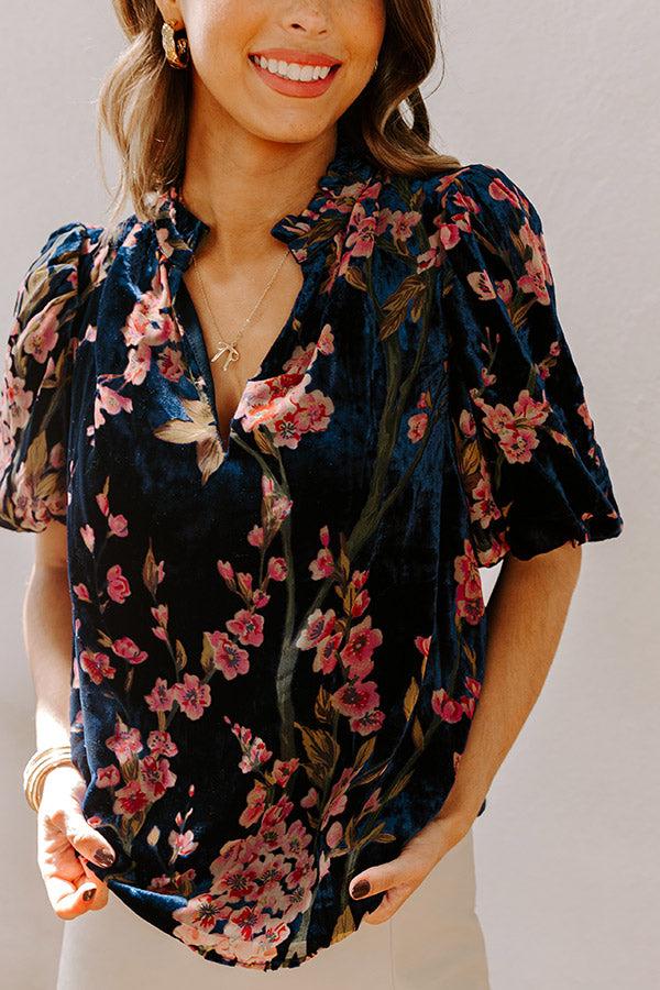 Impressions Dreamy Evenings Velvet Burnout Top