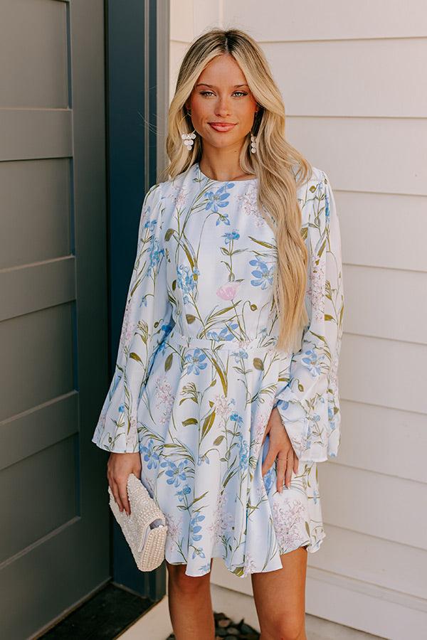 Impressions Dreamy Gardens Floral Mini Dress