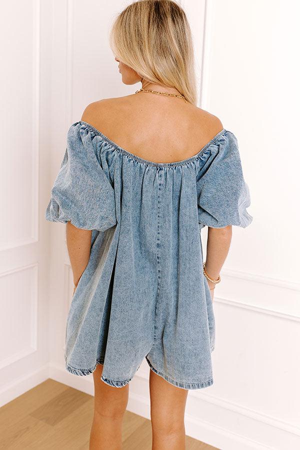 Impressions Easy Does It Denim Romper