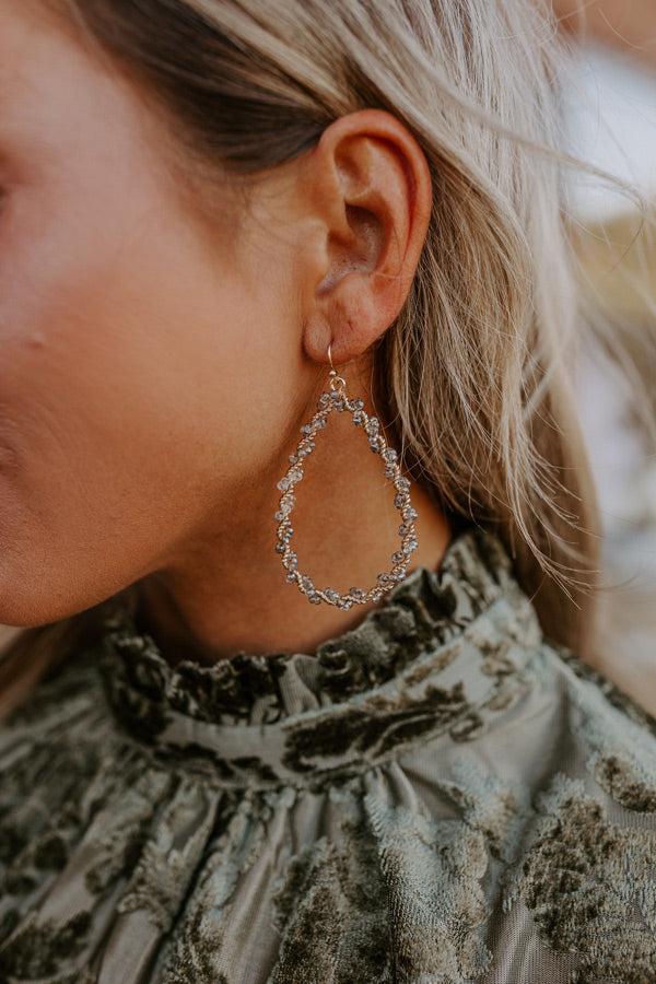 Impressions Elite Elegance Earrings In Grey