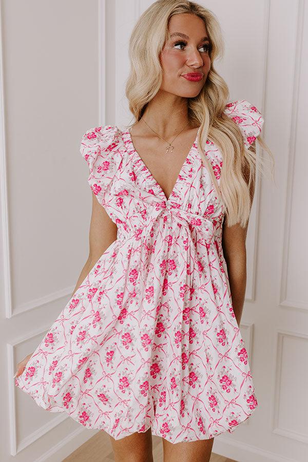 Impressions Embracing Love Floral Mini Dress