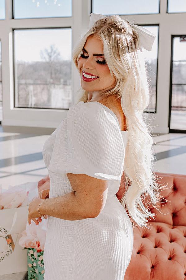 Impressions Embracing Love Knit Mini Dress Curves