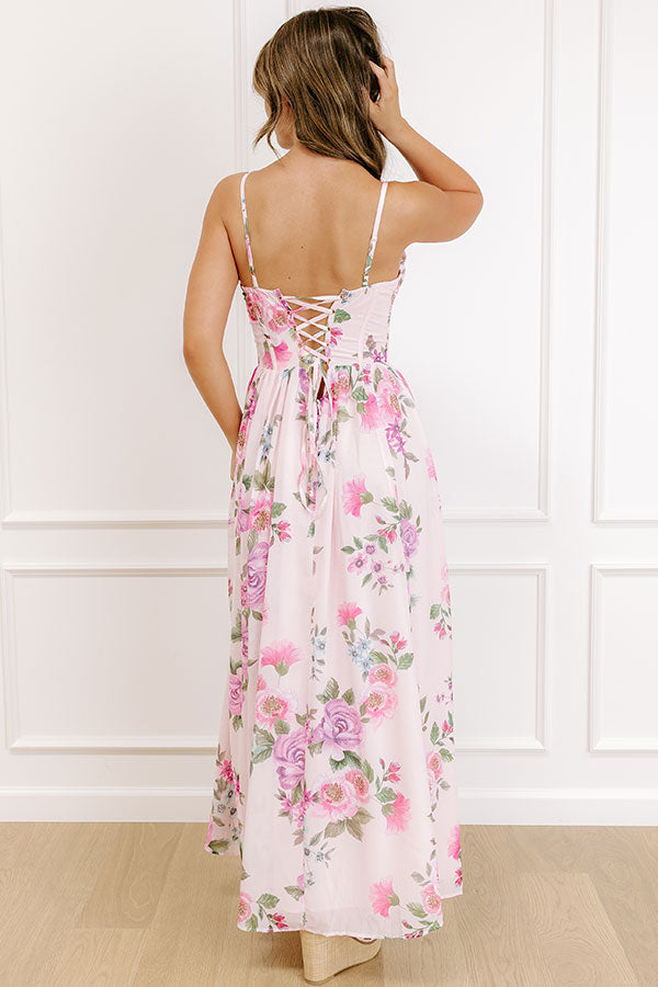 Impressions Enchanted Embrace Floral Maxi Dress