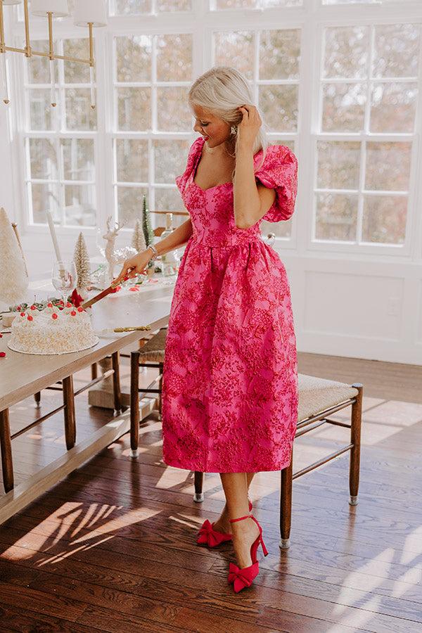 Impressions Enchanted Evenings Jacquard Midi