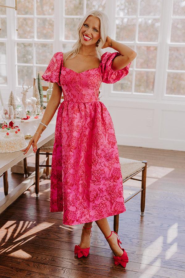 Impressions Enchanted Evenings Jacquard Midi