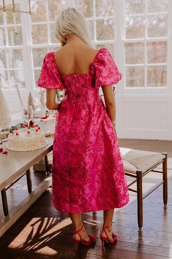 Impressions Enchanted Evenings Jacquard Midi