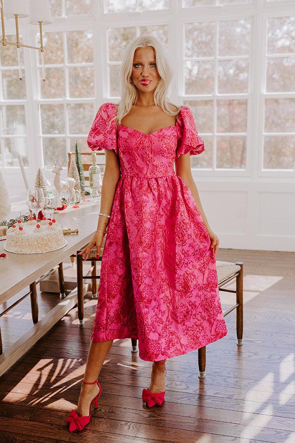 Impressions Enchanted Evenings Jacquard Midi