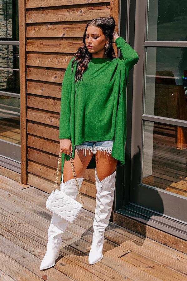 Impressions Endless Sophistication Tunic In Green