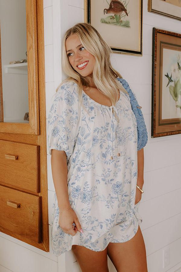 Impressions English Garden Linen-Blend Romper